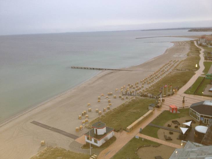 Vogelperspektive Sandstrand